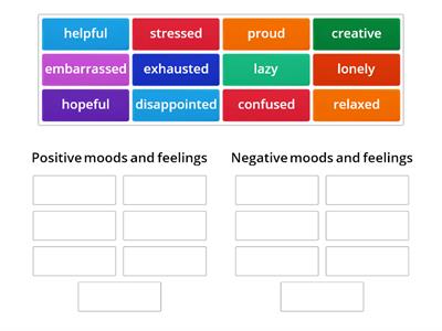 Moods and Feelings (Prepare 4)