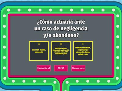 JUEGO DE PREGUNTAS - ACCIONES EN ACTIVACION DE RUTA 