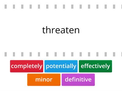 Unit 10 Vocab part 4 (collocations) Find the Match