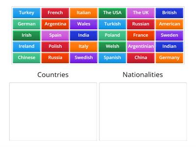 Countries and nationalities GG2