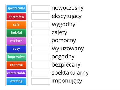 Evolution Plus 3 Unit 2.1 Adjectives (2)