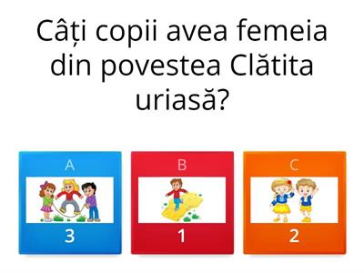 Clătita uriasă - evaluare poveste