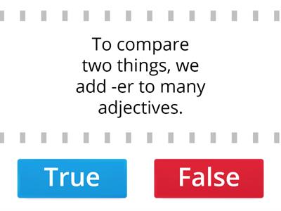 Comparative and Superlative Adjectives 1 