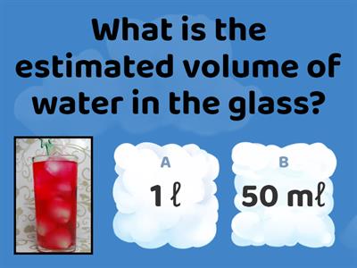 Maths Year 2 : Volume of liquid