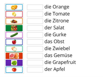 Warzywa i owoce Bilder Kap. 4