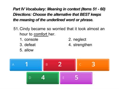 G.7-9 Advanced English เสริมปัญญา ข้อ 51-60