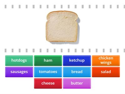 Unit 5 Vocabulary (food items)