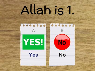 6 Pillars of Iman (Believe in Allah)