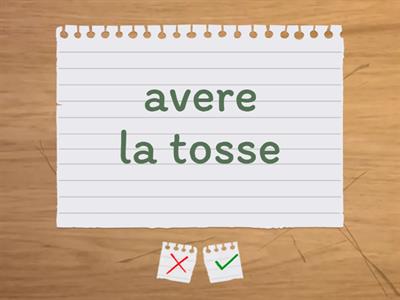 La salute- Lessico