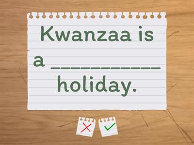 Kwanzaa