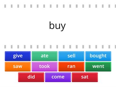 Simple Past- irregular verbs