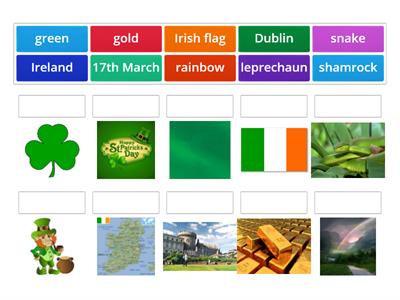 St Patrick´s Day - picture match