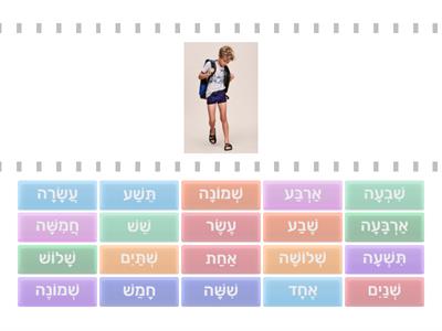  התאמת מספר לכמות - ספרות 1 עד 10