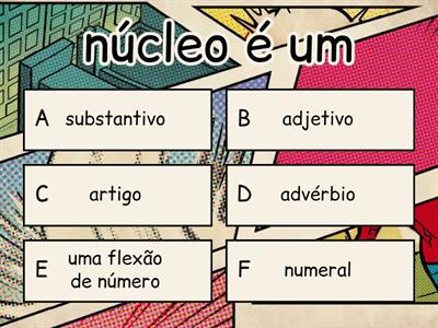 revisão da v.a de português  6º ano -1º trimestre