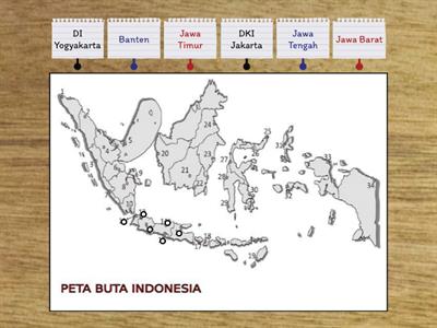 PETA BUTA INDONESIA (PULAU JAWA)