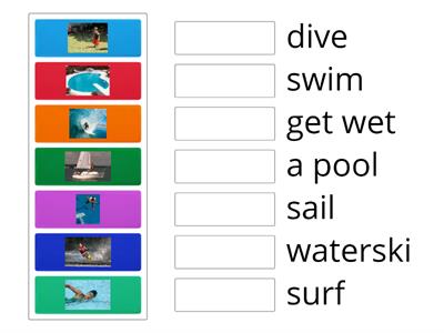 L1 vocabulary - water sports
