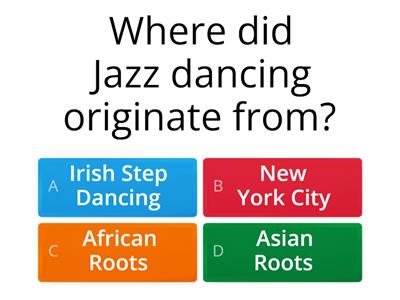 Jazz Dancing Quiz