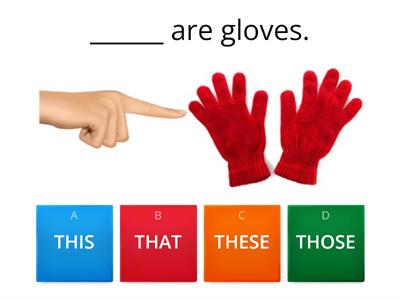 Demonstratives: THIS / THAT / THESE / THOSE 