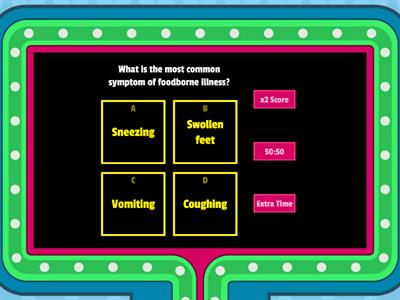 Foodborne illness (Group 1)