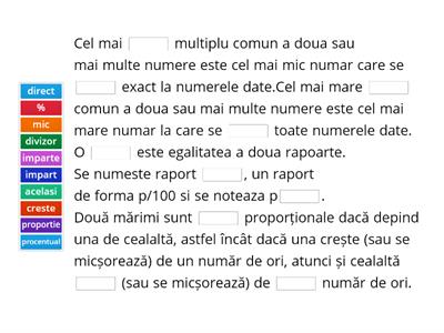 Notiuni matematice