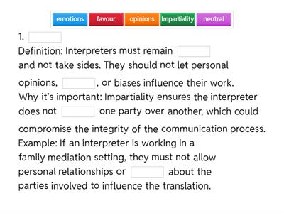 Revision: The Community Interpreter's Code of Conduct and Practice