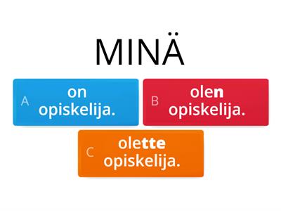 OLLA-verbi (multiple choice)