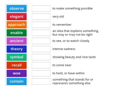 Three Doors Vocabulary