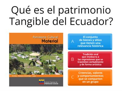 PATRIMONIO TANGIBLE DEL ECUADOR