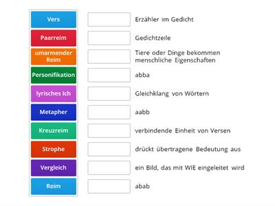 Lernwörter Gedichte