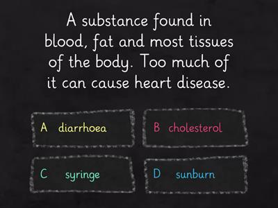 Guess the word - Illnesses and Conditions
