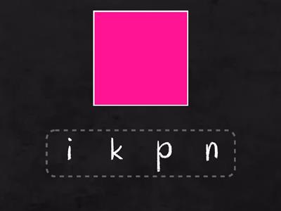 KB1, Unit 1. Colours (anagram)