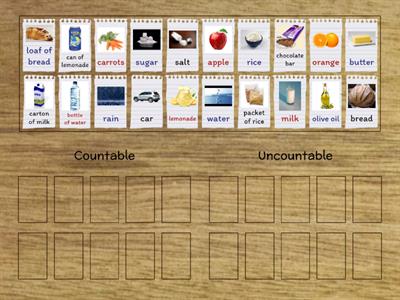 TA | Countable And Uncountable Nouns
