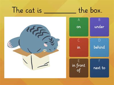 prepositions of place