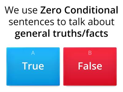 Zero or First conditional? - Theory and structure