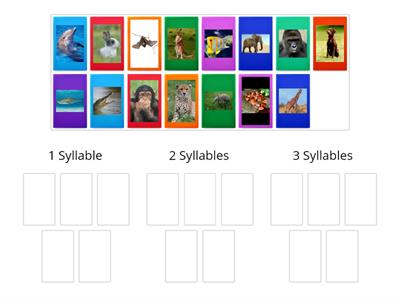 Counting Syllables: Animals