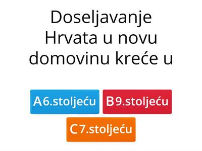 Hrvatska povijest do 20.stoljeća
