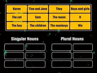 Singular and Plural Nouns