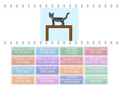 Prepositions of place. All about us 4th_Unit 3