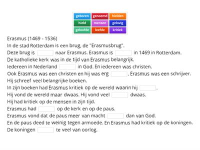 337. Geschiedenis 8: Erasmus