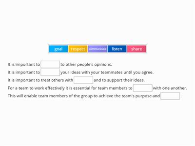 Partnership Working Missing blanks