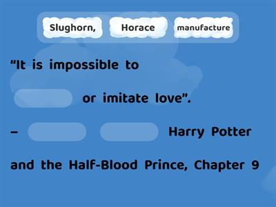 Harry Potter Quotes: R-Controlled Vowels Missing Word Game
