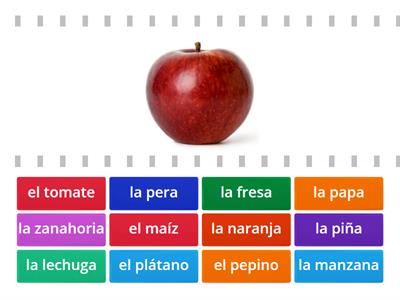 Frutas Y Verduras - Teaching Resources