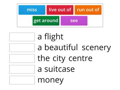 collocations (travelling)