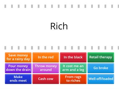Money idioms 