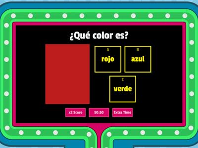Los colores en español
