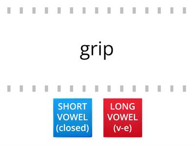 Short or Long? Use the correct vowel sound! 