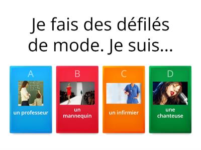 Les métiers et les professions