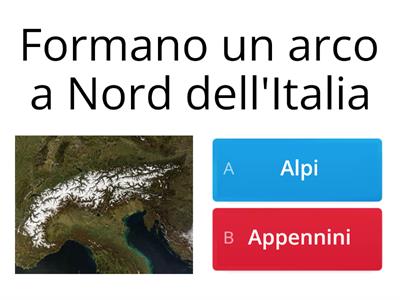 Alpi o Appennini?