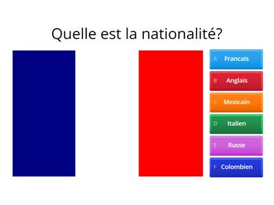 Les nationalités 2