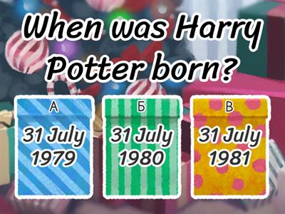 Harry Potter quiz 